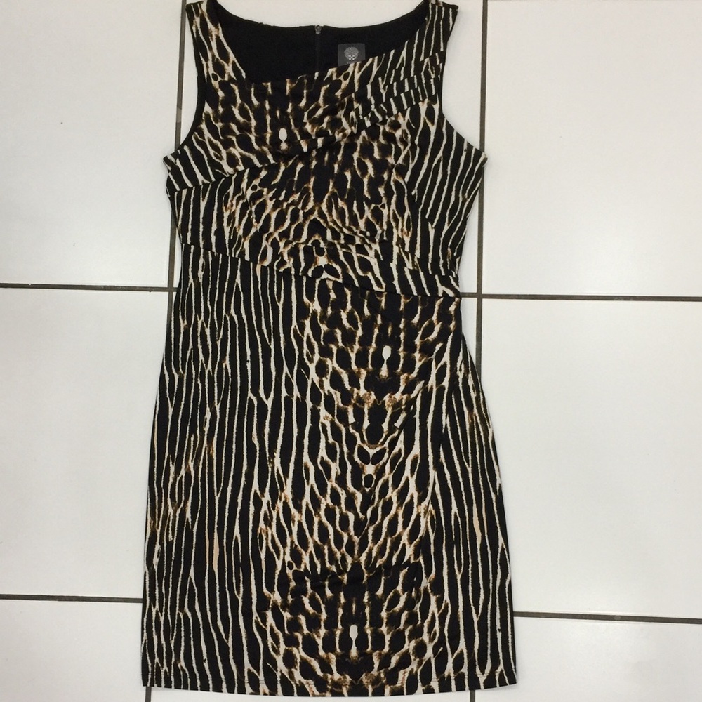 Vince Camuto Animal Print Sheath Dress